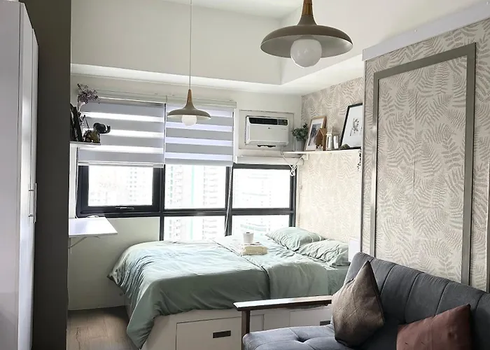 Cozy Nature-inspired Unit In Cubao Aparthotel *
