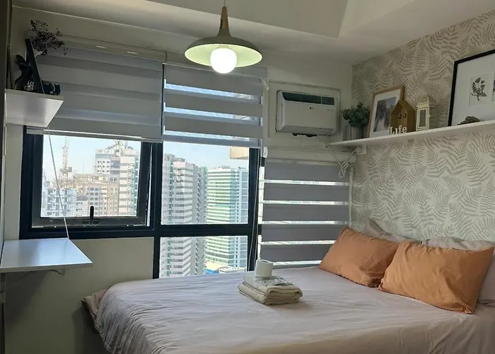 Aparthotel Cozy Nature-inspired Unit In Cubao Manila