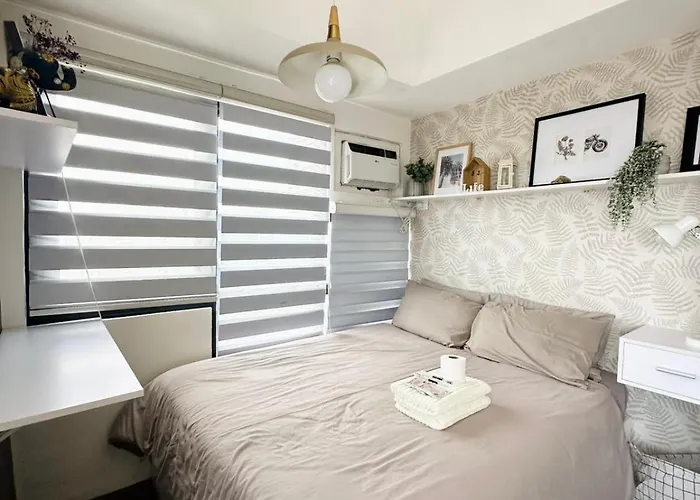 Cozy Nature-inspired Unit In Cubao * Manila